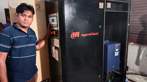 casi aziendali circa LuoX VFD ha utilizzato in compressore con PMSM
